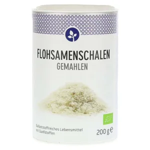 Coji de psyllium pulbere organică măcinată 200 g