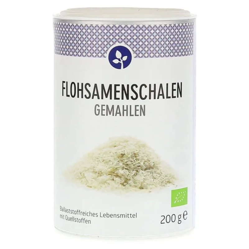 Coji de psyllium pulbere organică măcinată 200 g — preț și oferte