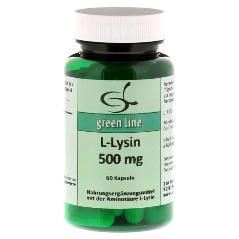 L-lizină 500 mg capsule 60 Capsule — preț și oferte