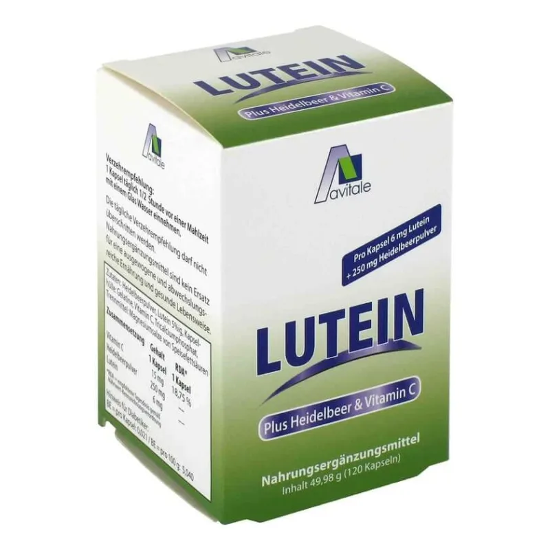 Avitale Luteina Capsule (plus afine și vitamina C) 120 Capsule — preț și oferte
