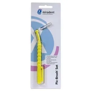 Perie interdentară Miradent Pic-Brush set de 1 galben 1 buc — preț și oferte