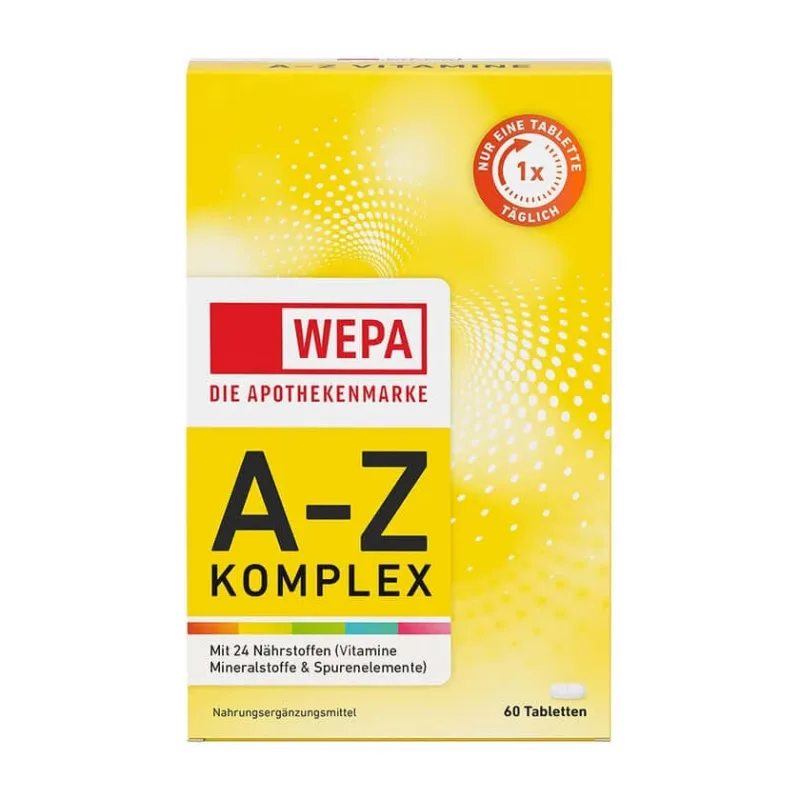 WEPA Vitamina A-Z Tablete 60 Capsule — preț și oferte