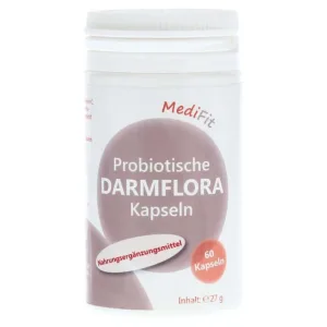 Capsule de floră intestinală probiotică MediFit 60 Capsule
