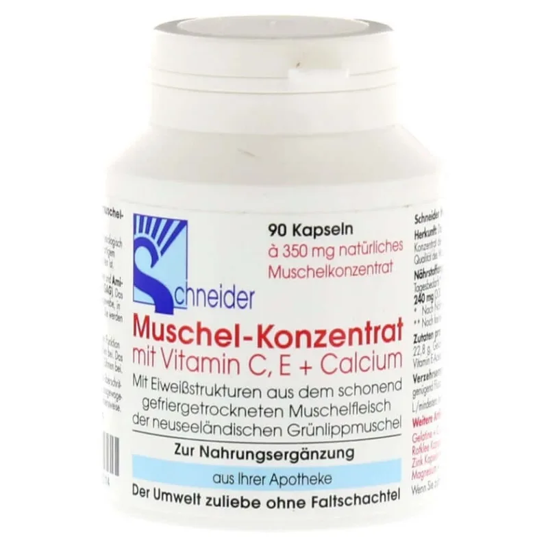 Concentrat de midii cu vitamine + calciu 90 St — preț și oferte