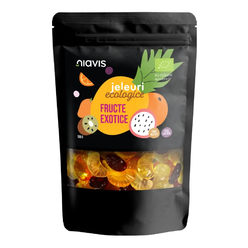 Jeleuri Ecologice Fructe Exotice, 100g, Niavis — preț și oferte