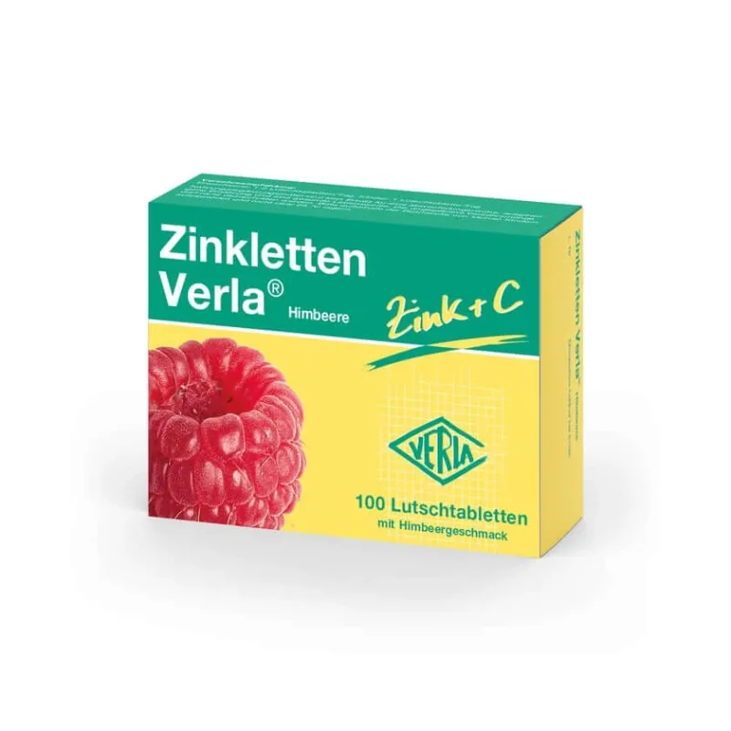 Zinc comprimate Verla zmeură pastilă 100 Capsule — preț și oferte