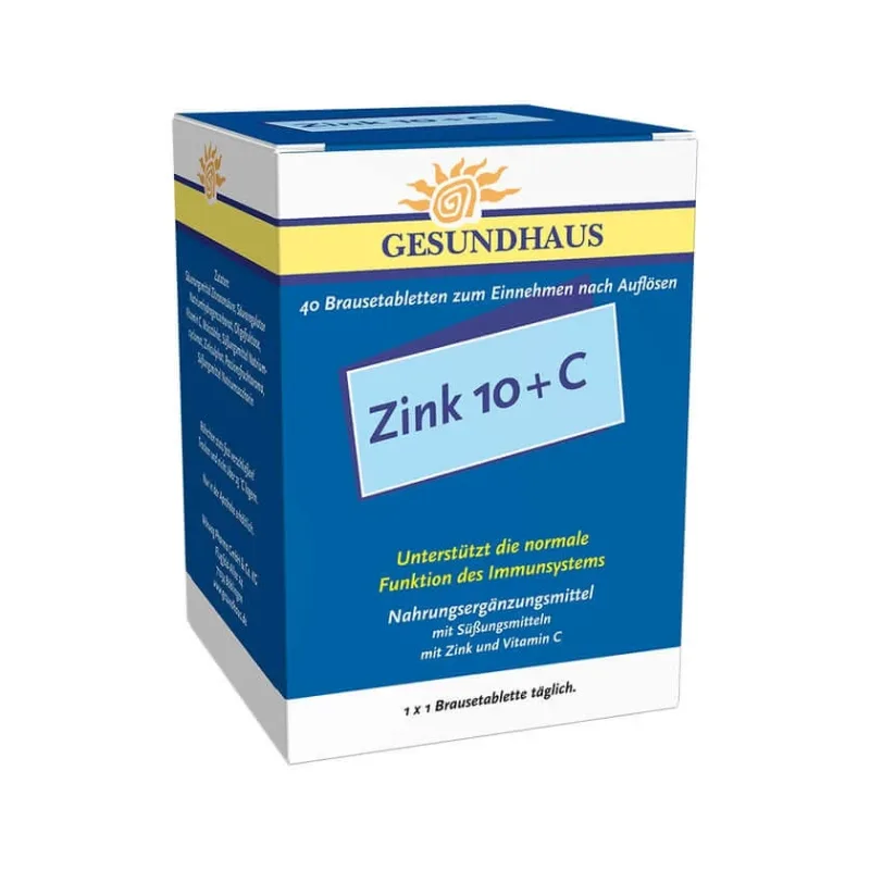 Zinc 10 + C Tablete efervescente 40 Capsule — preț și oferte