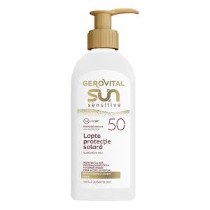 Lapte de Corp cu Protecție Solară SPF 50 Sun Sensitive, 200 ml, Gerovital