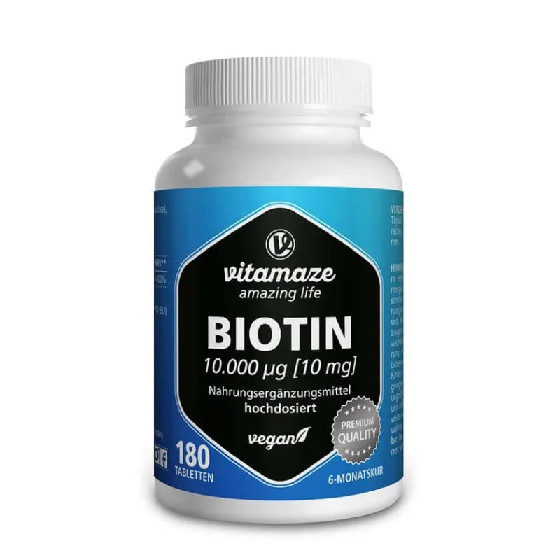 BIOTIN 10 mg vegan 180 St — preț și oferte