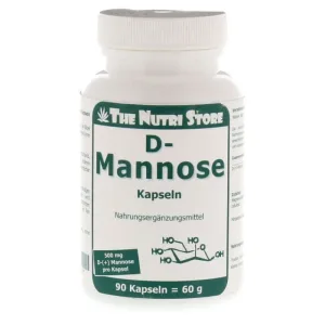 D-mannoză 500 mg capsule vegetariene 90 Capsule