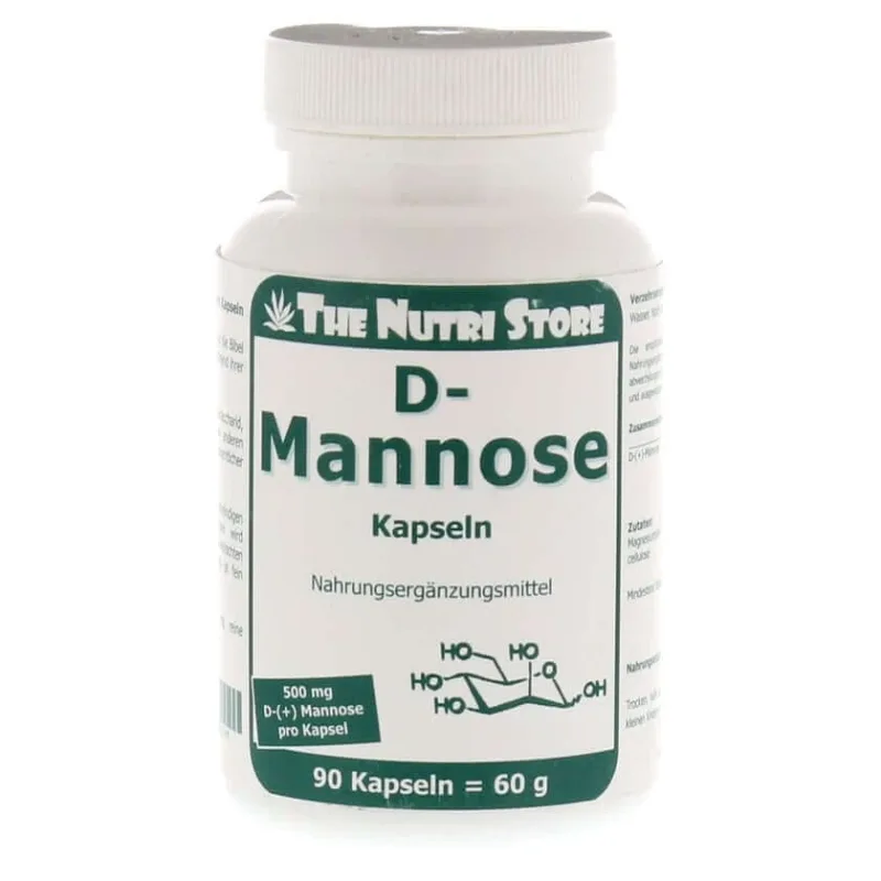 D-mannoză 500 mg capsule vegetariene 90 Capsule — preț și oferte