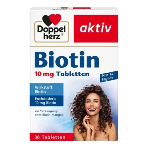 Double Heart Biotin 10 Mg Tablete 30 Capsule