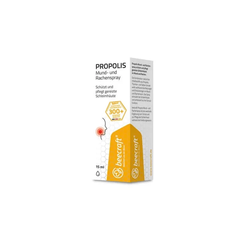 beecraft Propolis BIO Spray pentru gură și gât 15 ml — preț și oferte