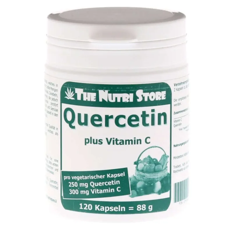 Quercetin 250 mg plus vitamina C 300 mg K 120 St — preț și oferte