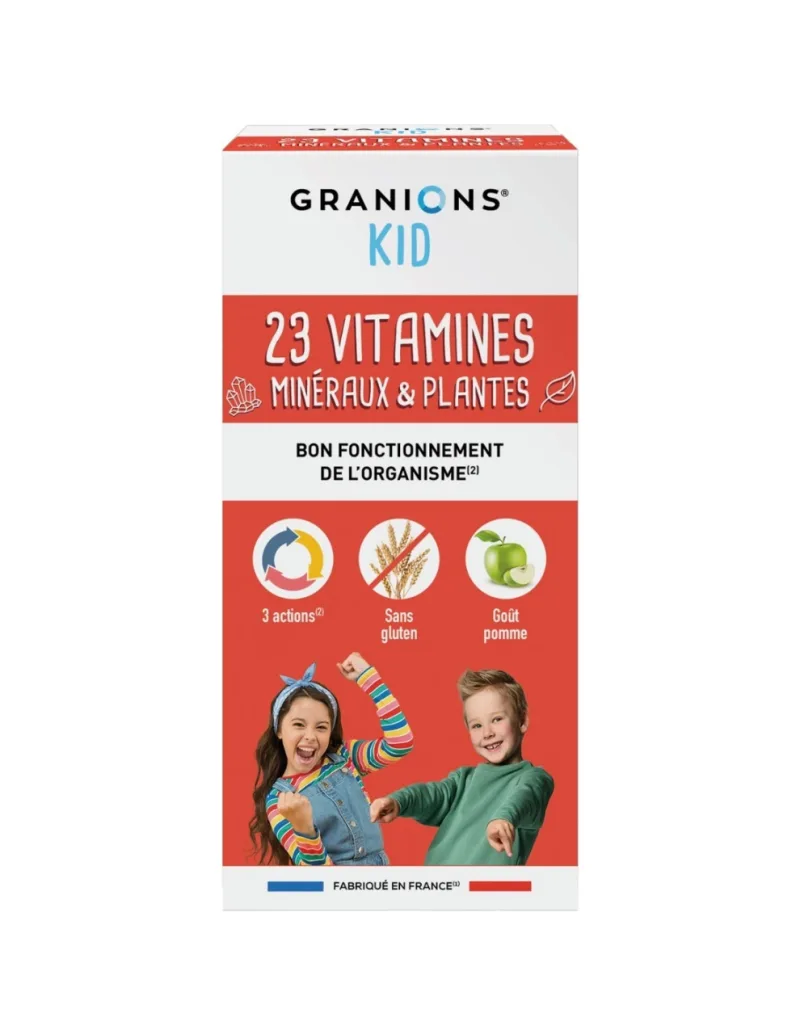 Sirop cu 23 de vitamine pentru copii aroma de mere, 200 ml, Granions — preț și oferte
