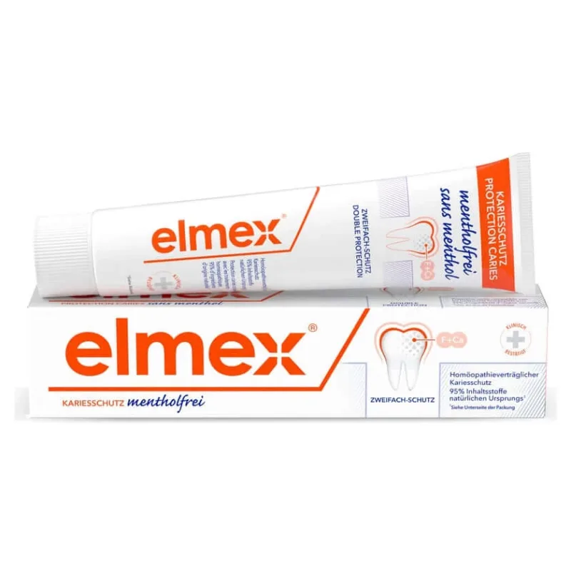 elmex KARIESSCHUTZ pastă de dinți fără mentol 75 ml — preț și oferte