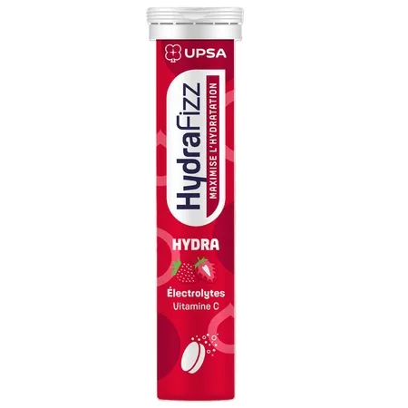 Electroliți cu aromă de căpșuni Hydra Hydrafizz, 16 comprimate efervescente, UPSA — preț și oferte