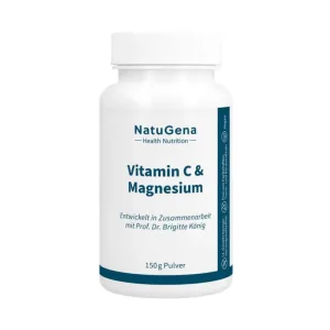 Vitamina C & MAGNEZIU pulbere 150 g
