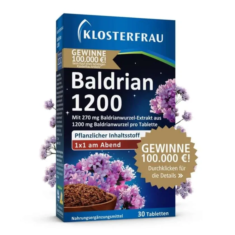 Klosterfrau Valerian 1200 Tablete 30 Capsule — preț și oferte