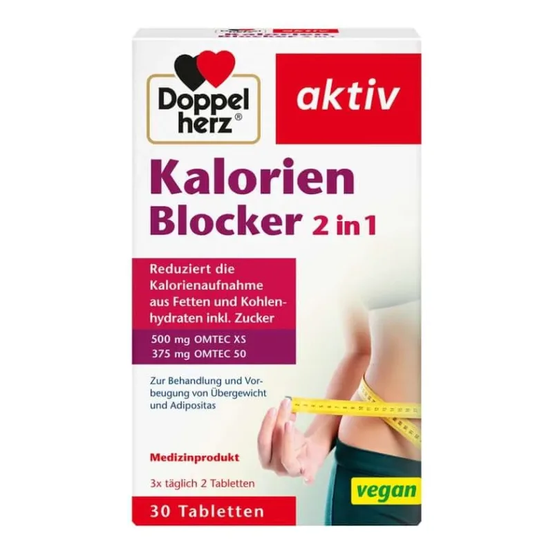 Double Heart Calorie Blocker 2 în 1 30 Capsule — preț și oferte