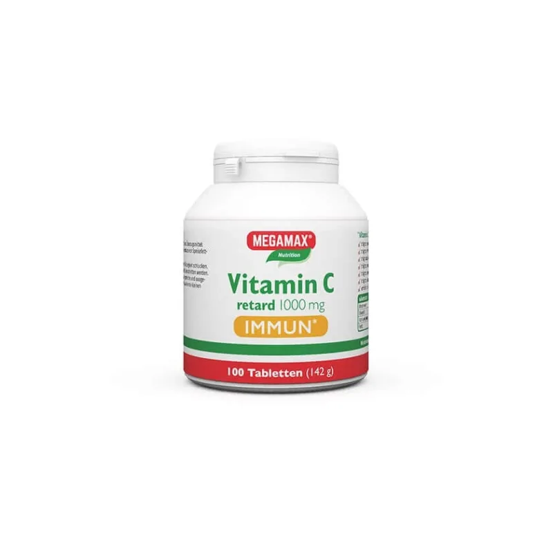 MEGAMAX Vitamina C retard 1000 mg IMMUN 100 buc. — preț și oferte