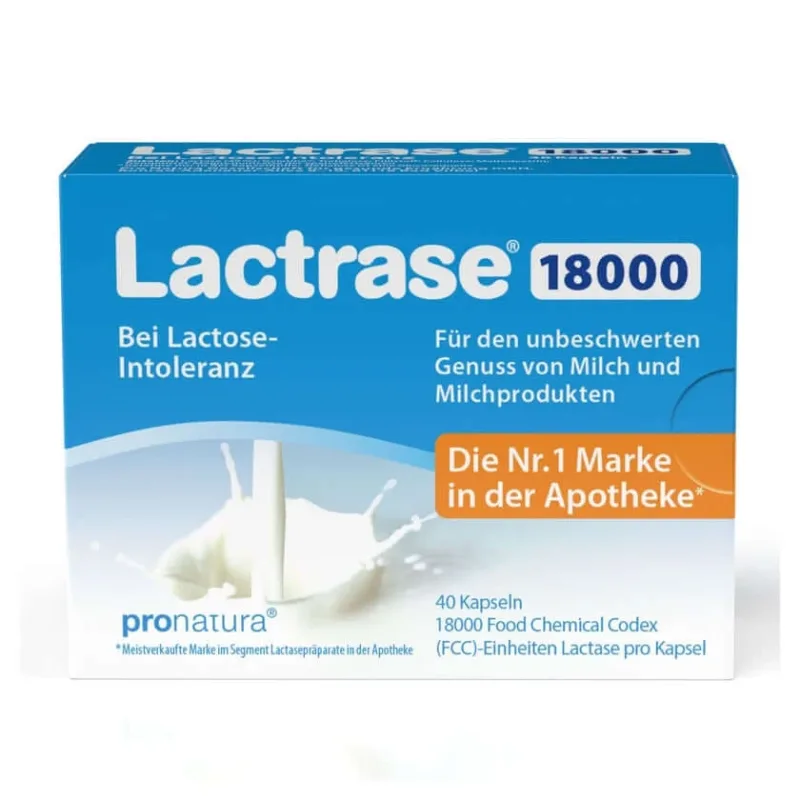 Lactrase 18,000 FCC Lactase Capsule 40 Capsule — preț și oferte
