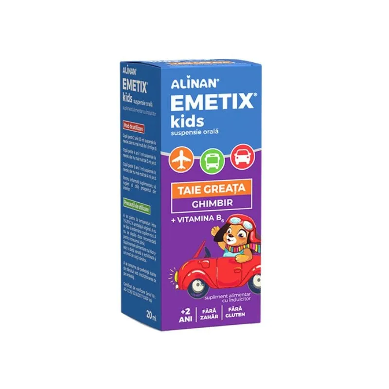 Alinan Emetix Kids, 20ml suspensie orala, Fiterman Pharma — preț și oferte