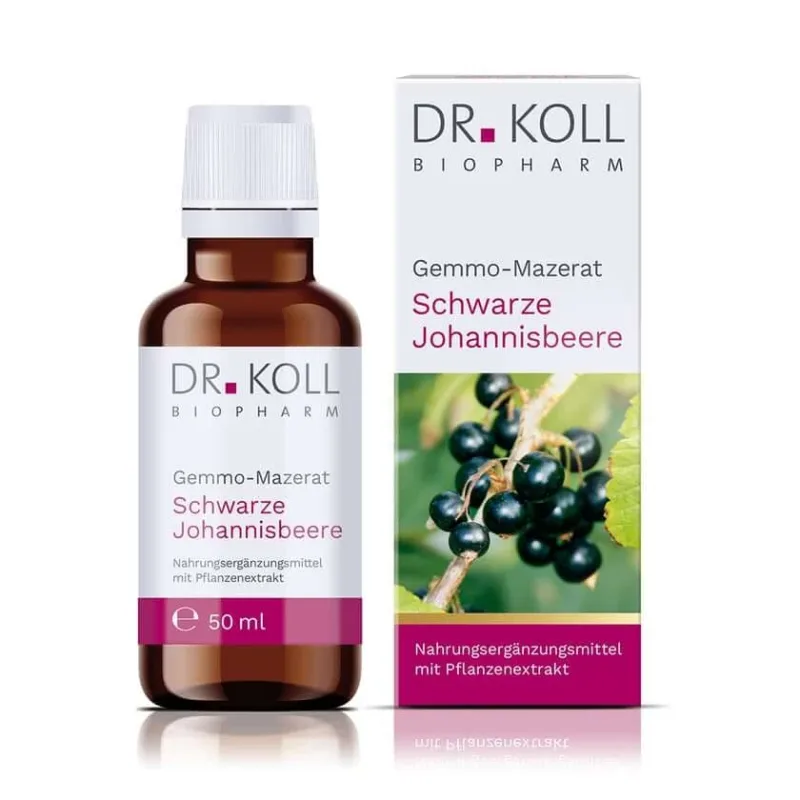 Gemmo macerat coacăze negre Dr.Koll Ribes 50 ml — preț și oferte