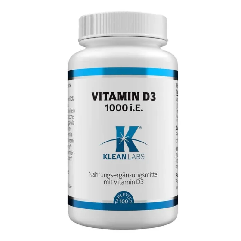 Klean Labs Vitamina D 1000 i.U. 100 buc. — preț și oferte
