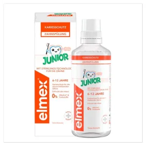elmex apă de gură protecție împotriva cariilor junior 6-12 ani 400 ml