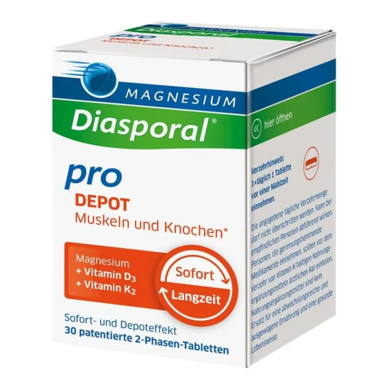 Magneziu Diasporal Pro Mușchi și Oase DEPOT 30 St — preț și oferte