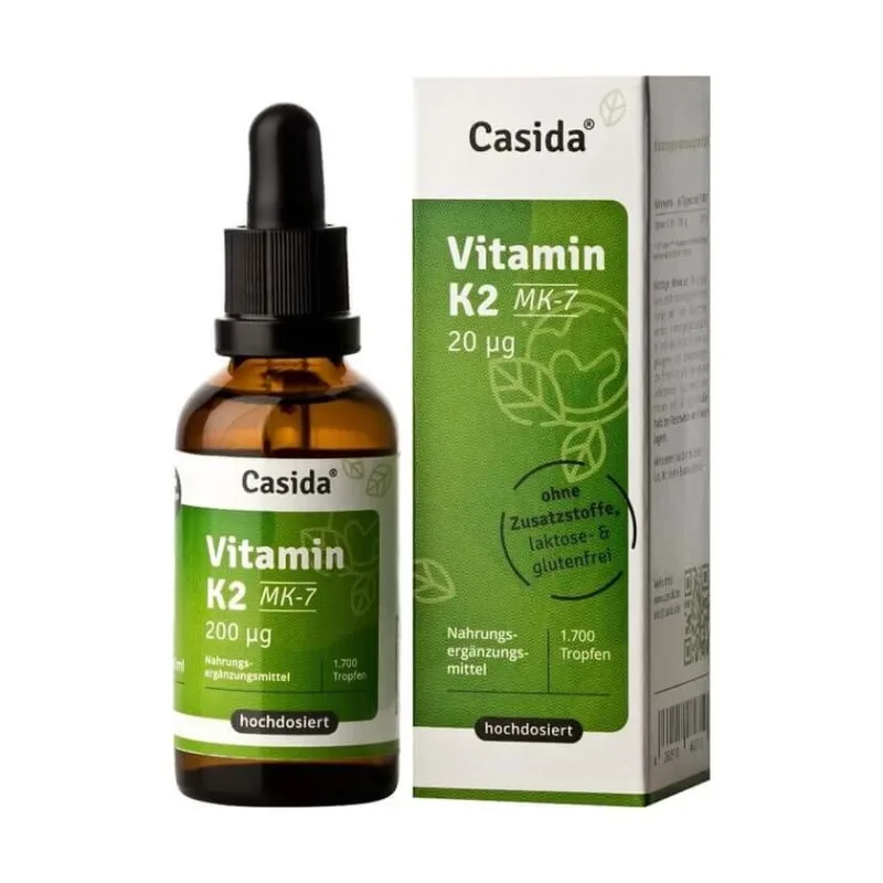 Vitamina K2 picături MK-7 vegan 50 ml — preț și oferte