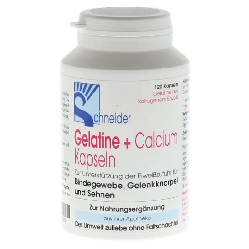 Gelatină+calciu capsule 120 Capsule — preț și oferte