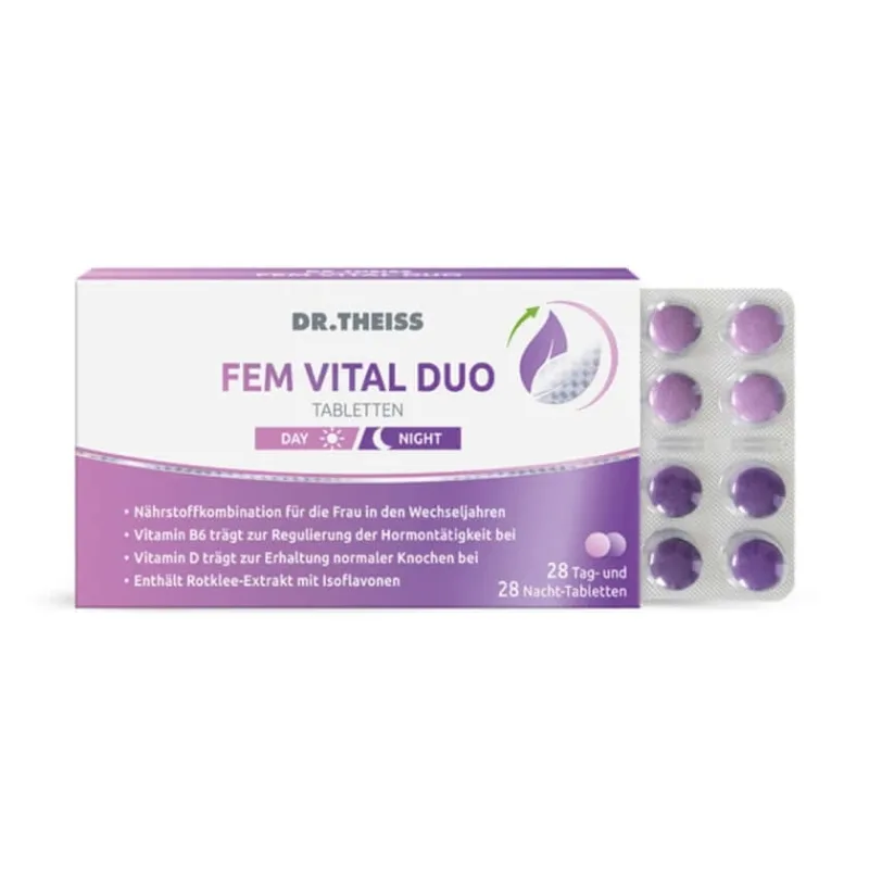 DR. THEISS Fem Vital Duo Tablete 56 Capsule — preț și oferte