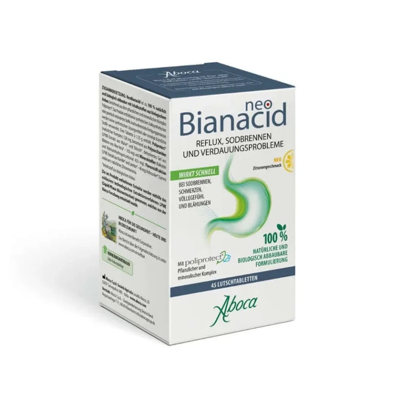 Neo Bianacid pastiluțe cu aromă de lămâie 45 St — preț și oferte