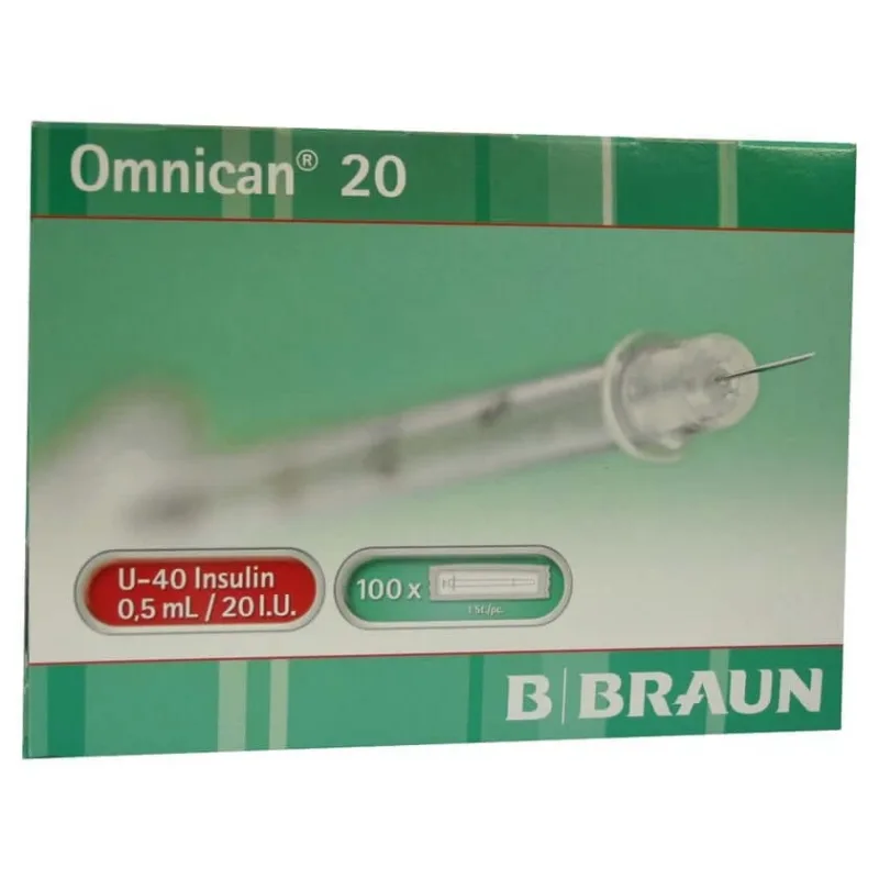 Omnican Insulinspr.0,5 ml U40 w.Kan.0,30 100X1 buc — preț și oferte