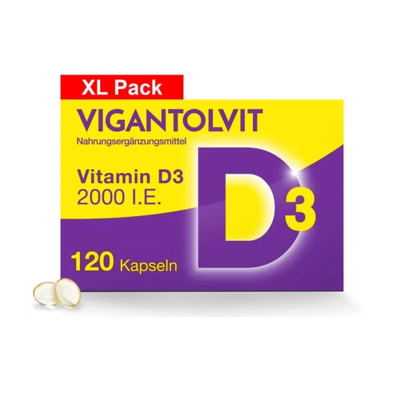 VIGANTOLVIT® Vitamina D3 2000 U.I. 120 Capsule — preț și oferte