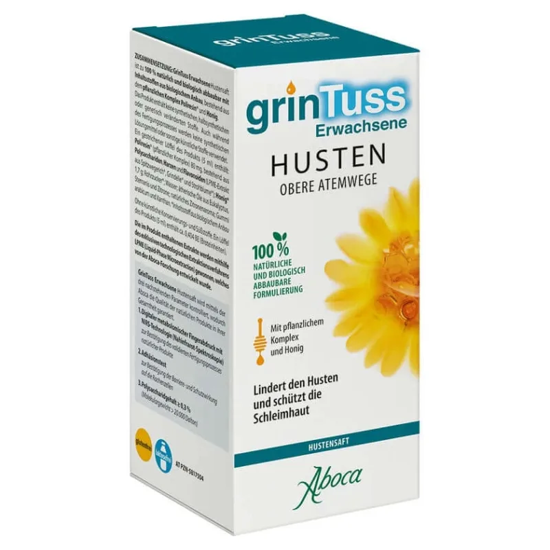 Sirop pentru adulți Grintuss 180 g — preț și oferte