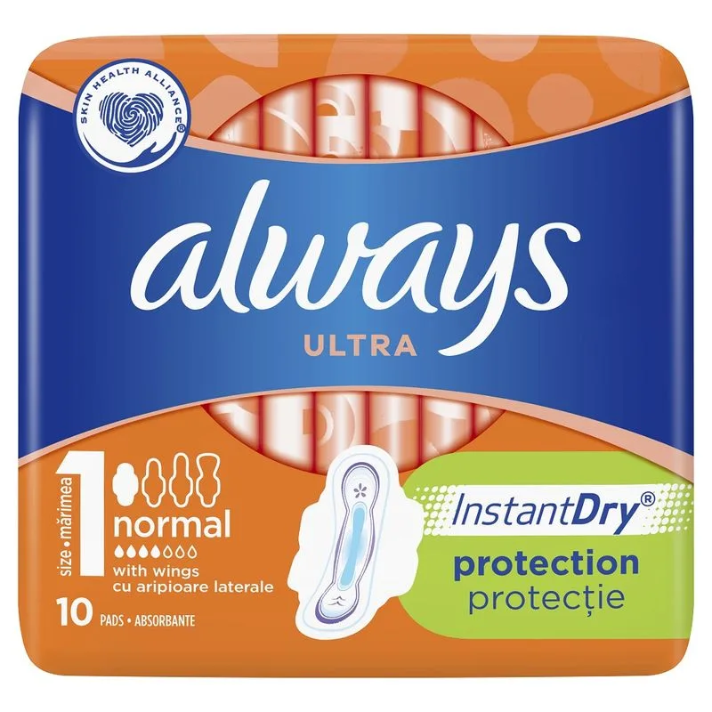 Absorbante Always Ultra Normal, P&G | 10 bucati — preț și oferte