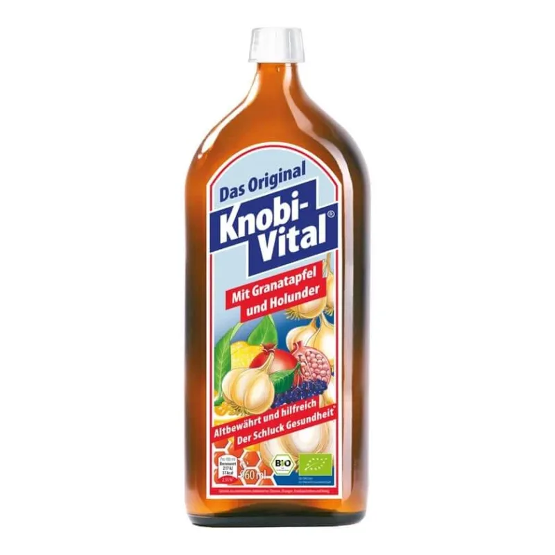 Vitalitate de usturoi cu rodie și boabe de soc organic 960 ml — preț și oferte