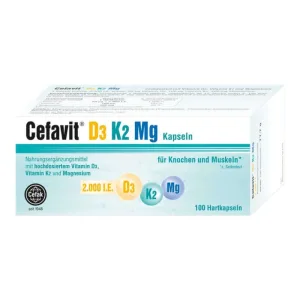 Cefavit D3 K2 Mg 2,000 I.U. capsule tari 100 Capsule