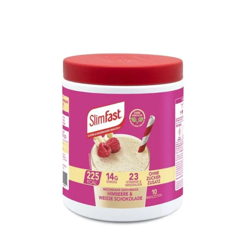 SLIM FAST pulbere zmeură + ciocolată albă 365 g — preț și oferte