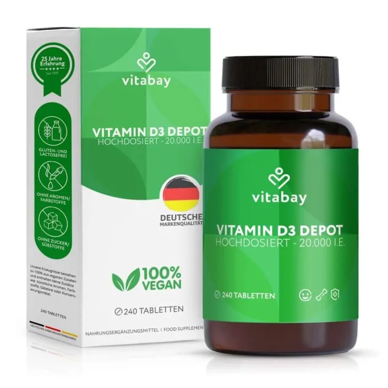 Vitamina D3 Depot 20000 UI 240 St — preț și oferte