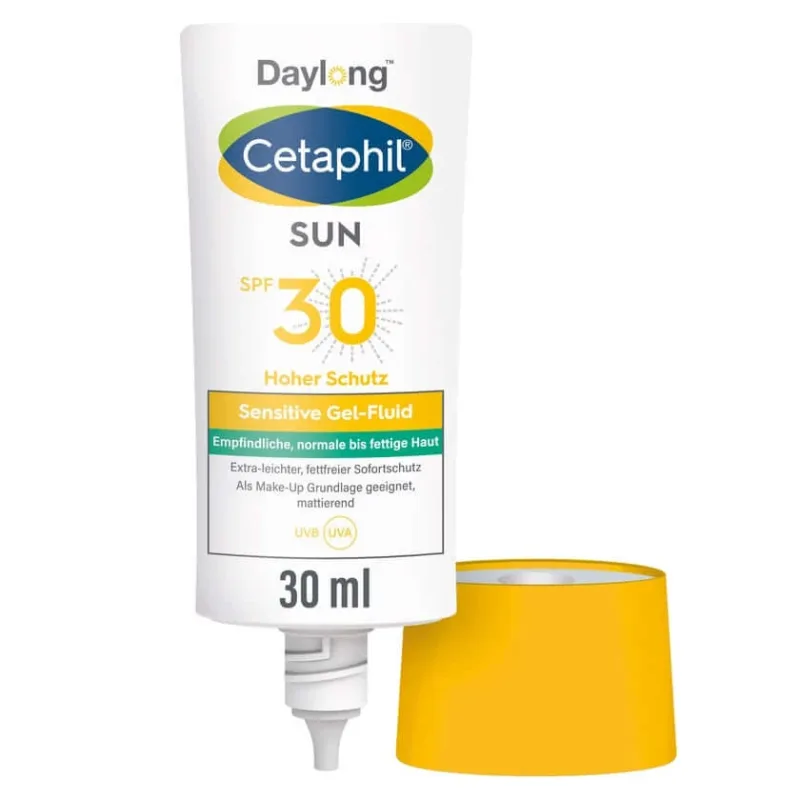 Cetaphil Sun Daylong Sensitive Gel-Fluid Face SPF 30 ml — preț și oferte