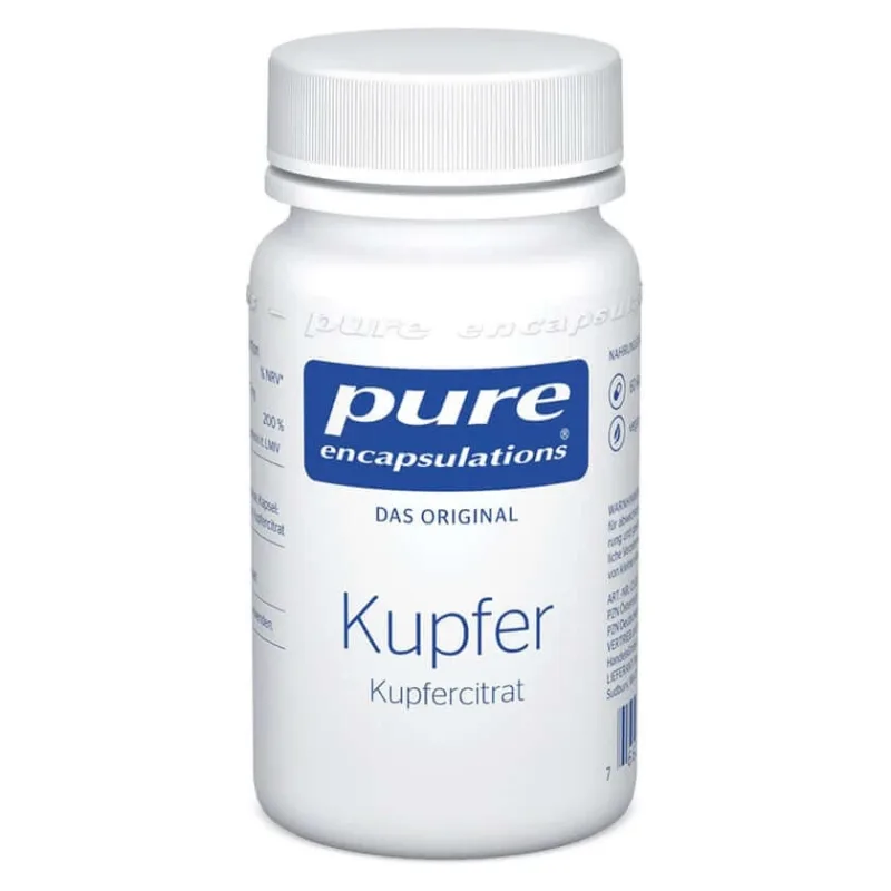 Încapsulări pure de cupru (citrat de cupru) 60 St — preț și oferte