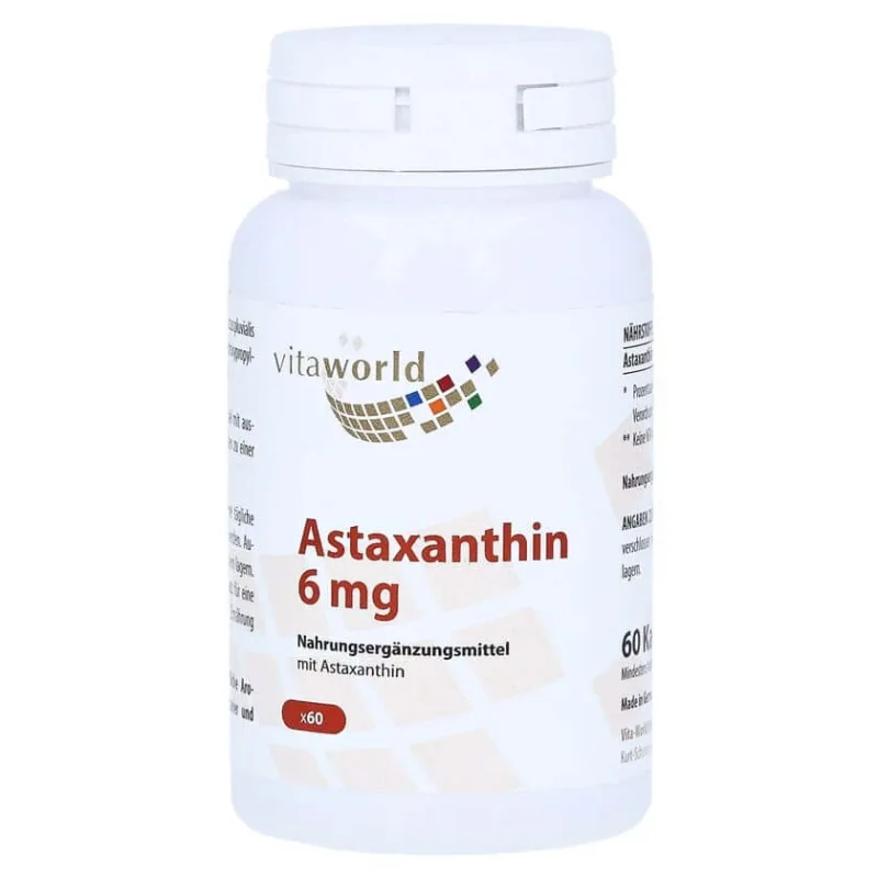 Astaxantină 6 mg capsule 60 Capsule — preț și oferte
