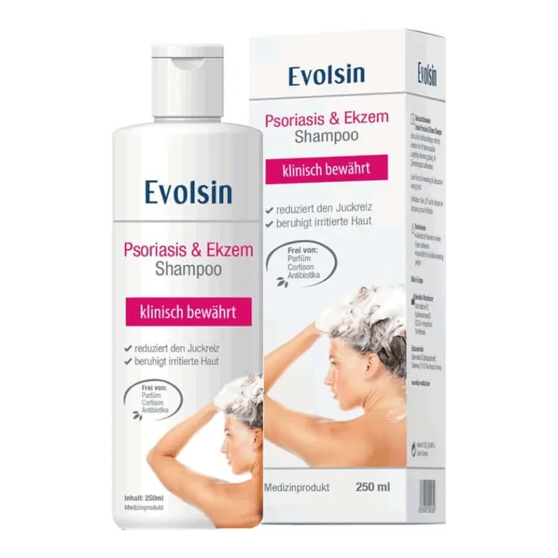 Evolsin Șampon pentru psoriazis și eczeme 250 ml — preț și oferte