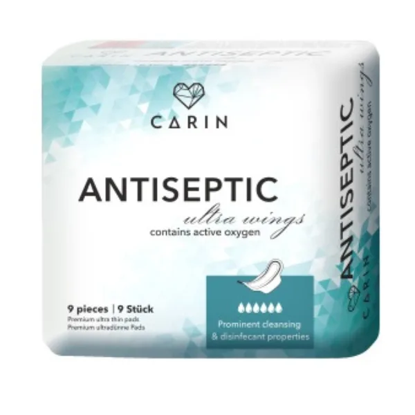 Absorbante cu oxigen activ Carin Antiseptic, Fide | 9 buc FIDE INFINITY — preț și oferte