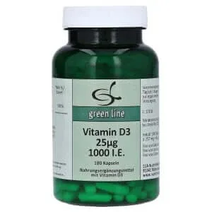 Vitamina D3 25 µg 1.000 U.I. Capsule 180 Capsule — preț și oferte