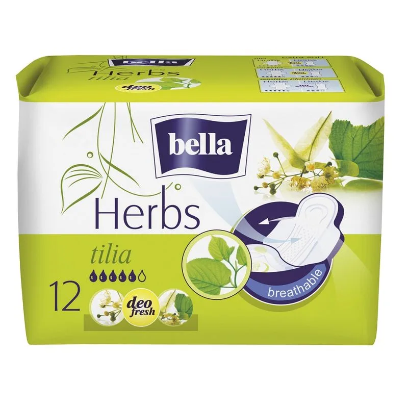 Absorbante Herbs Tilia, Bella | 12 bucati TZMO SA — preț și oferte